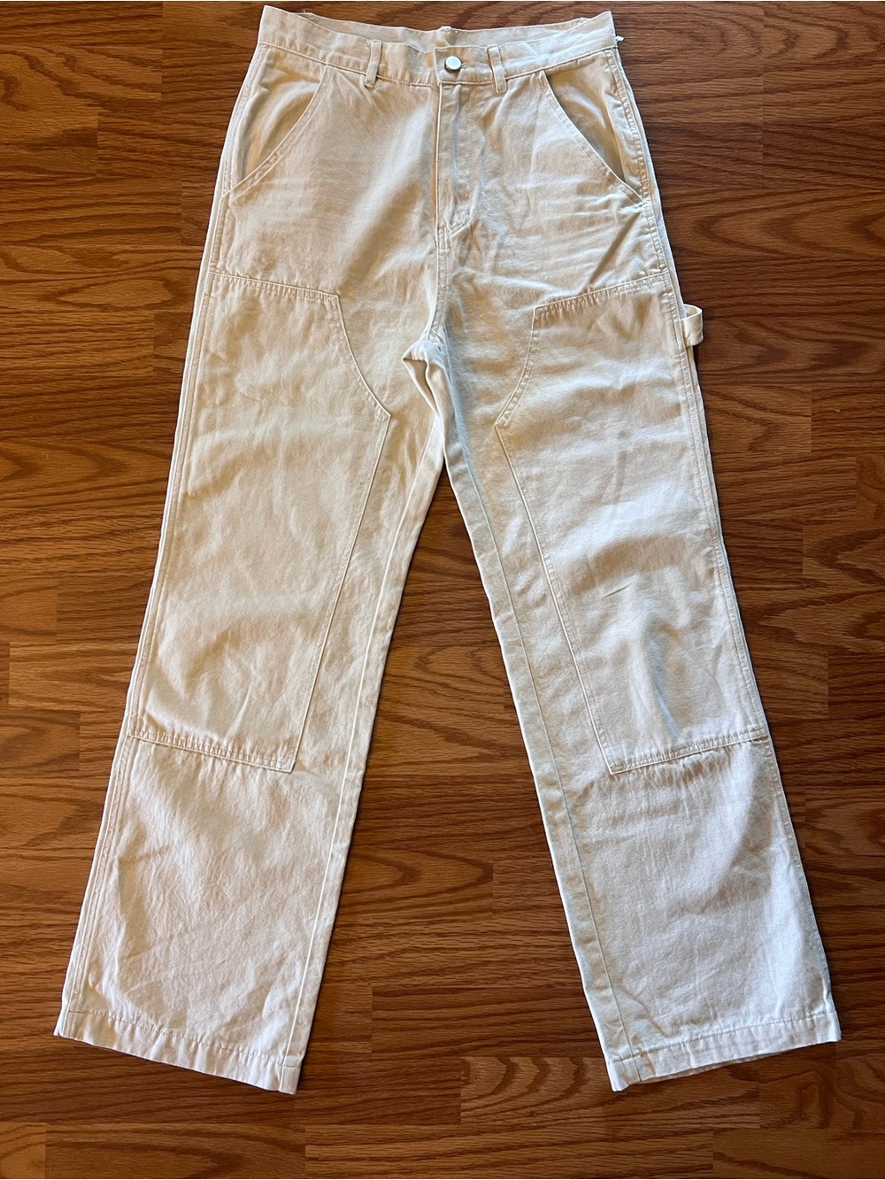 Altar'd State Cream Utility Cargo Pants